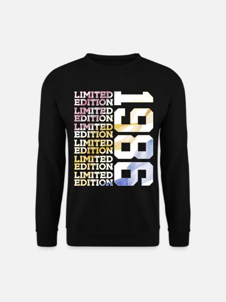 ÉDITION LIMITÉE 1986 - 40 ANS - 40E ANNIVERSAIRE - Sweat-shirt Unisexe - noir