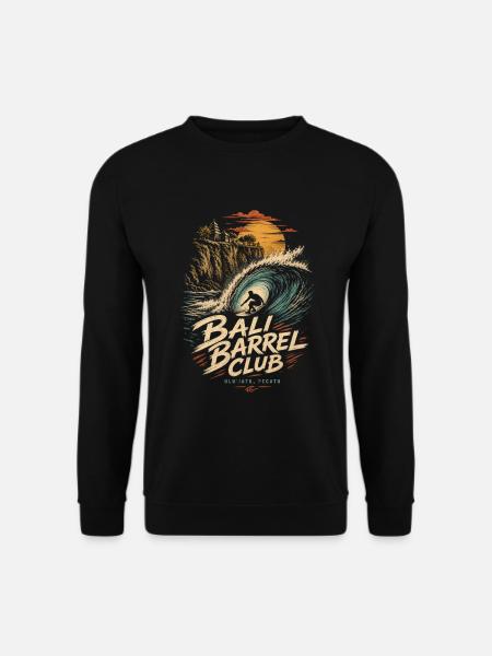 Bali Barrel Club Surf - Unisex Sweatshirt - black
