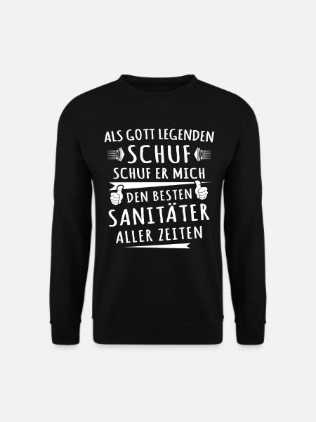 Sanitäter - Unisex Pullover - Schwarz