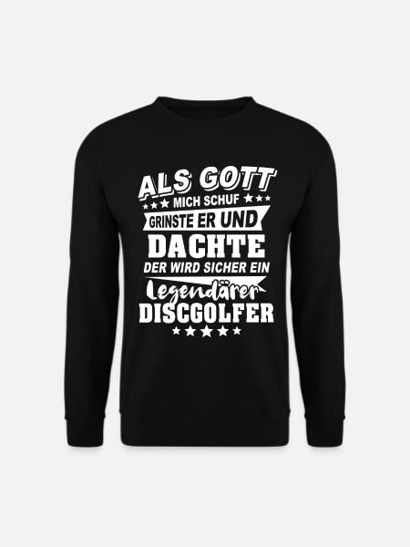Discgolfer - Unisex Pullover - Schwarz