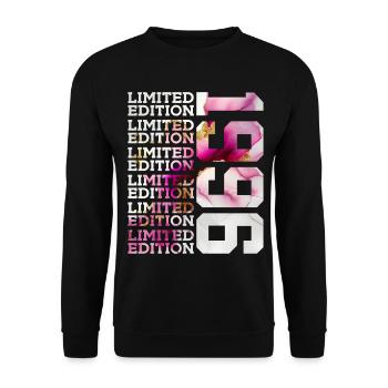 LIMITED EDITION 1996 - 30 YEARS - 30TH BIRTHDAY - Unisex Sweatshirt - black - Front - Alina (178cm) & Michal (187cm)