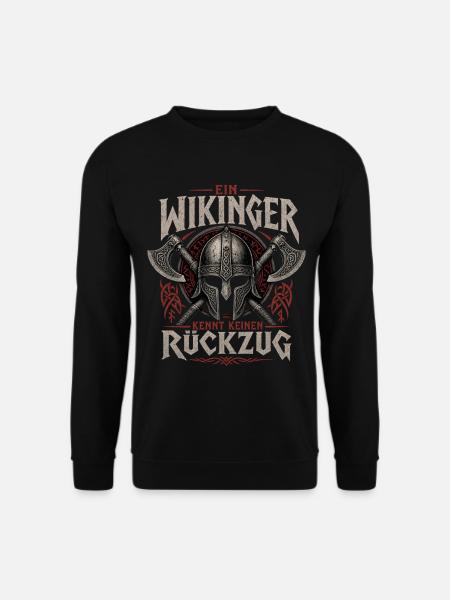Wikinger Spruch - Unisex Pullover - Schwarz