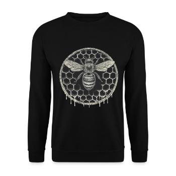 Accessoires pour apiculteur de colonie d’abeilles : Drôles - Sweat-shirt Unisexe - noir - Devant - Alina (178cm) & Michal (187cm)
