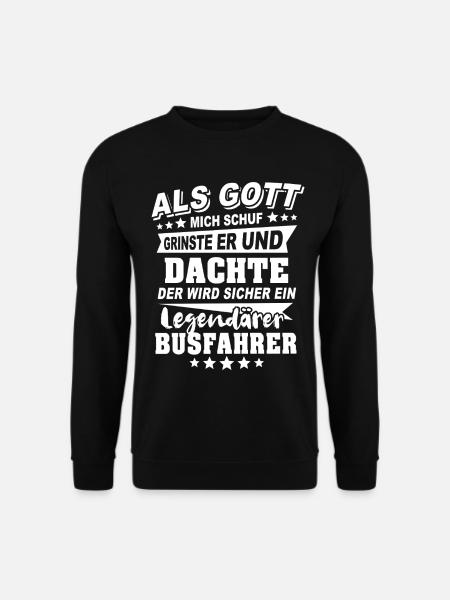 Busfahrer - Unisex Pullover - Schwarz