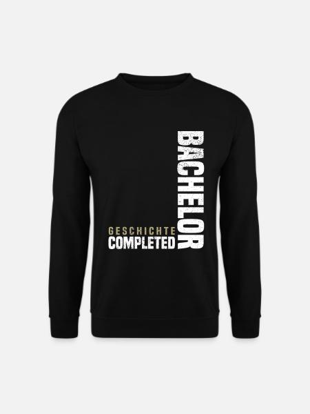 Bachelor Geschichte - Unisex Pullover - Schwarz