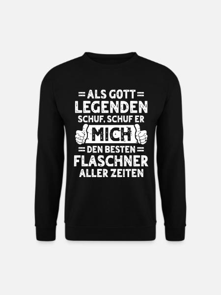 Flaschner - Unisex Pullover - Schwarz
