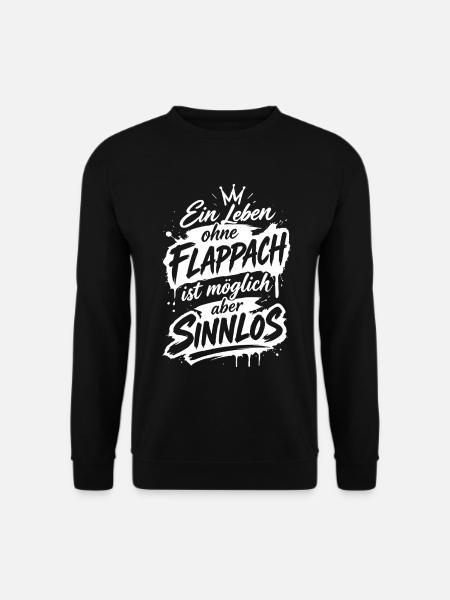 Flappach Spruch Sinnlos - Unisex Pullover - Schwarz