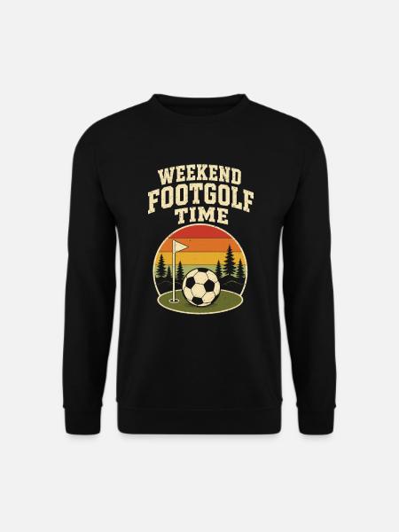 Weekend Footgolf Time - Unisex Pullover - Schwarz