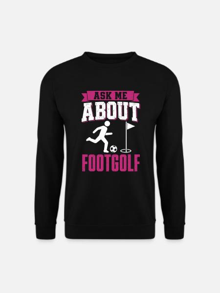 Ask Me About Footgolf - Unisex Pullover - Schwarz