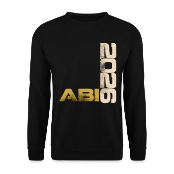 Abiturient Geschenk Shirt - Unisex Pullover - Schwarz - Vorne - Alina (178cm) & Michal (187cm)