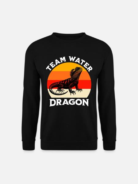 Team Chinesische Wasseragame - Unisex Pullover - Schwarz
