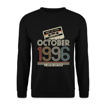 Kassette | Best of Oktober 1996 Limited Edition - Unisex Pullover - Schwarz - Vorne - Alina (178cm) & Michal (187cm)