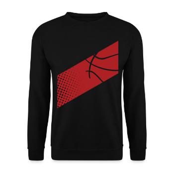 Basketball - Unisex Pullover - Schwarz - Vorne - Alina (178cm) & Michal (187cm)