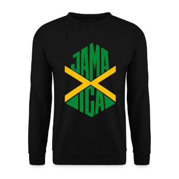 Jamaika - Unisex Pullover - Schwarz - Vorne - Alina (178cm) & Michal (187cm)