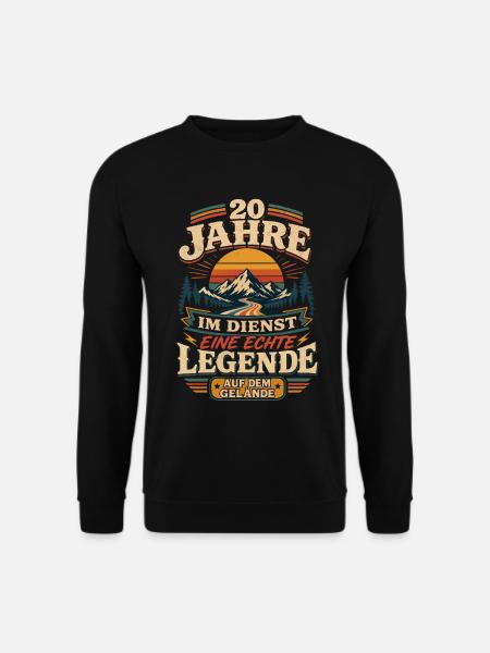 Dienstjubiläum 20 Jahre Jubiläum - Unisex Pullover - Schwarz