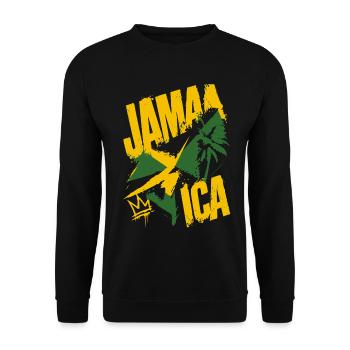 Jamaika - Unisex Pullover - Schwarz - Vorne - Alina (178cm) & Michal (187cm)