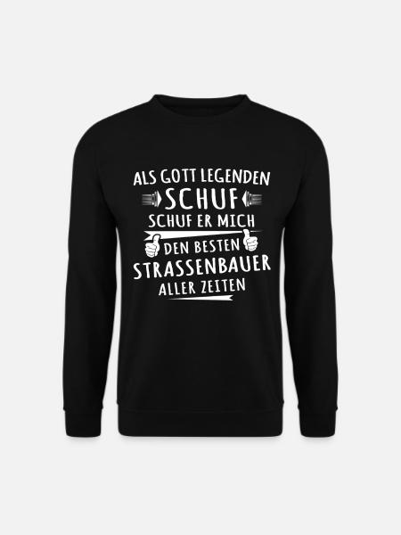 Strassenbauer - Unisex Pullover - Schwarz