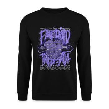 Smaragdbaumboa-Schlangenbesitzer und Reptilienhalter - Unisex Pullover - Schwarz - Vorne - Alina (178cm) & Michal (187cm)