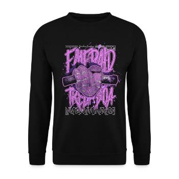 Smaragdbaumboa-Schlangenbesitzer und Reptilienhalter - Unisex Pullover - Schwarz - Vorne - Alina (178cm) & Michal (187cm)