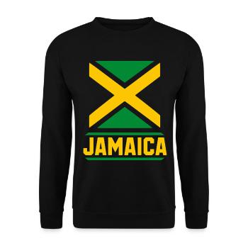 Jamaica - Unisex Pullover - Schwarz - Vorne - Alina (178cm) & Michal (187cm)