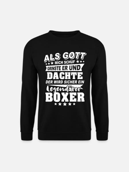 Boxer - Unisex Pullover - Schwarz