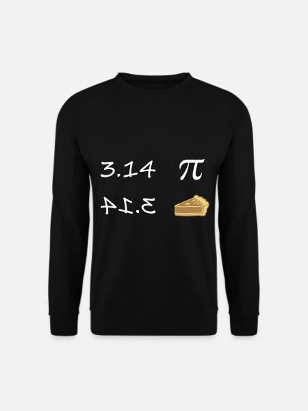 Pi - Pie - Unisex Sweatshirt - black
