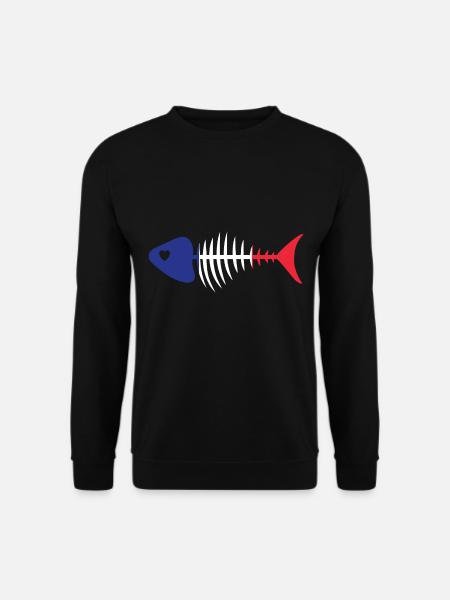 French fish - Unisex Sweatshirt - black
