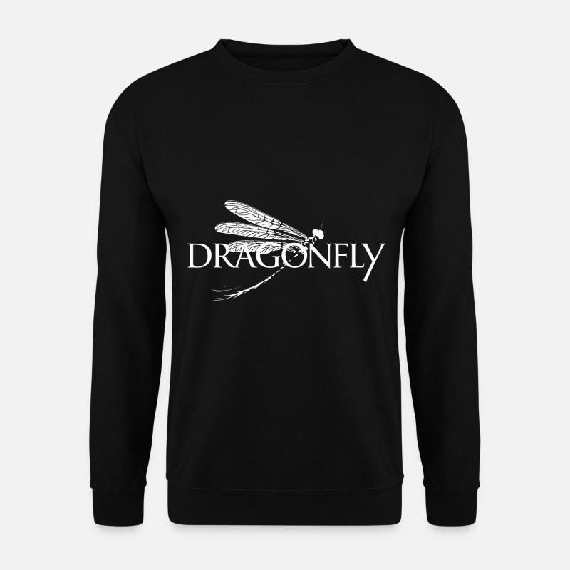 Libellen Dragonfly für einen Insektenliebhaber - Unisex Pullover - Schwarz