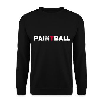 Paintball-Pain Gotha Joueur de paintball - Sweat-shirt Unisexe - noir - Devant - Alina (178cm) & Michal (187cm)