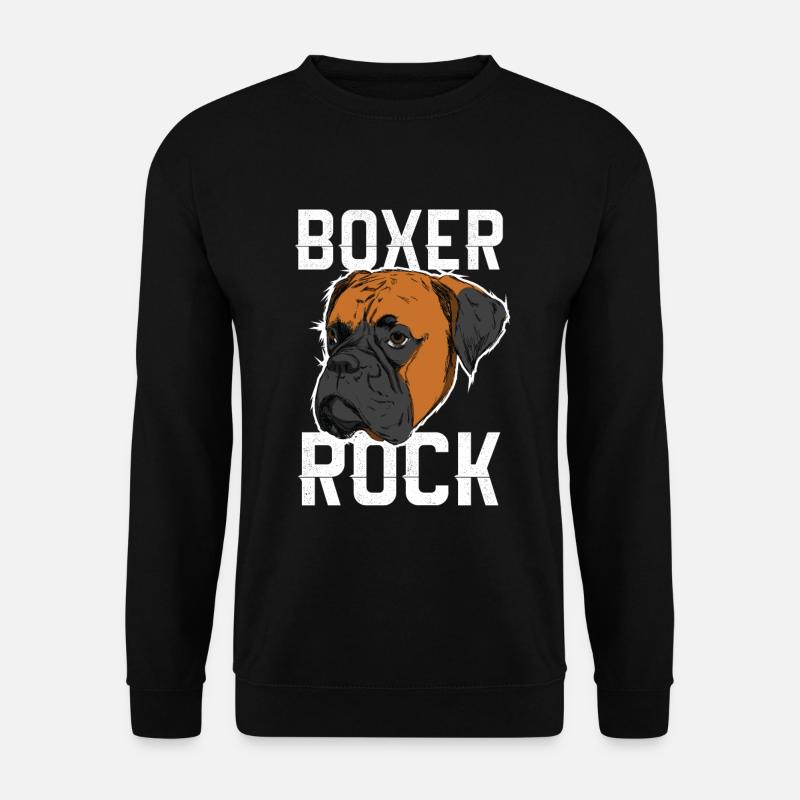 International Dog Day - Boxer Dog - Unisex Pullover - Schwarz