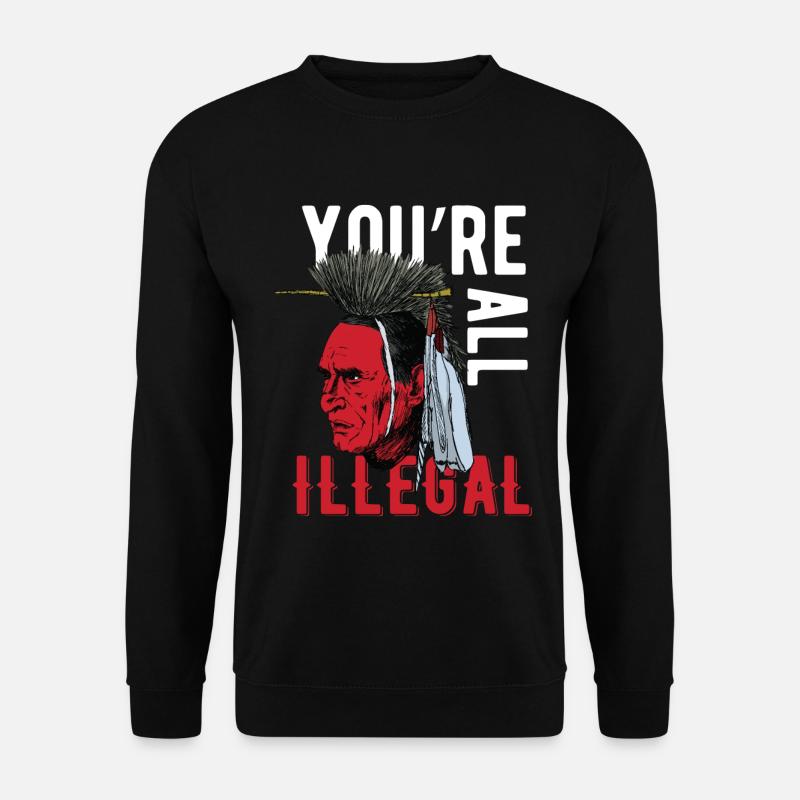 indians 4 - Unisex Sweatshirt - black