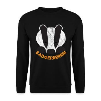 animaux - Sweat-shirt Unisexe - noir - Devant - Alina (178cm) & Michal (187cm)