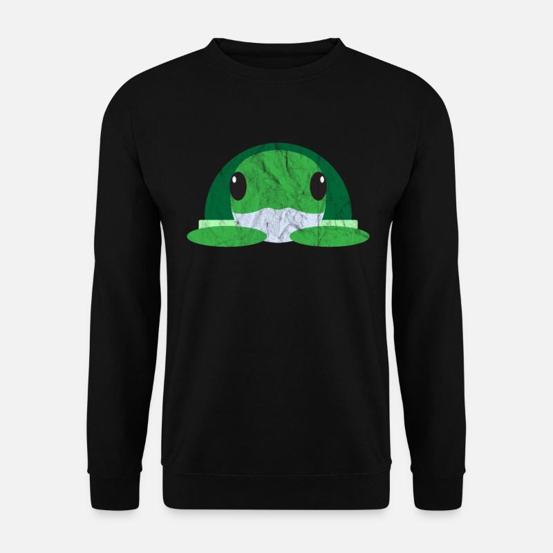 Cute animals turtle - Unisex Sweatshirt - black