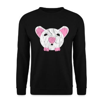 Animaux mignons - Sweat-shirt Unisexe - noir - Devant - Alina (178cm) & Michal (187cm)