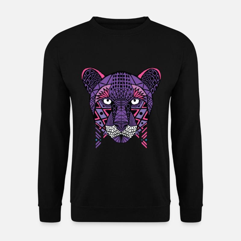 Globaler Nomaden-Gepard - Unisex Pullover - Schwarz