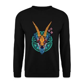 Nomad Oryx mondial - Sweat-shirt Unisexe - noir - Devant - Alina (178cm) & Michal (187cm)