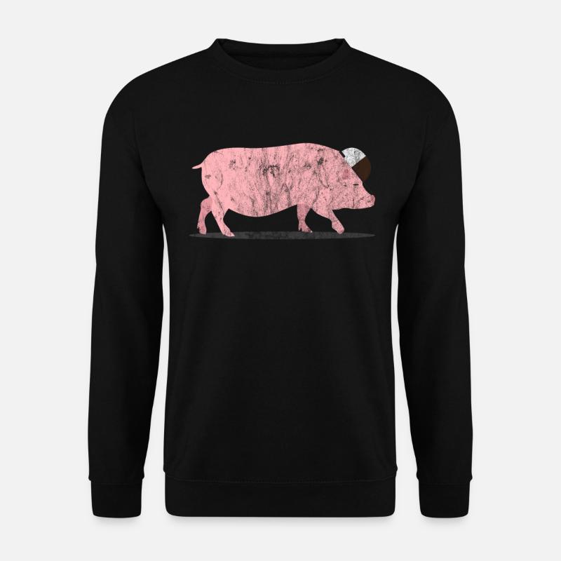 Animals pig - Unisex Sweatshirt - black