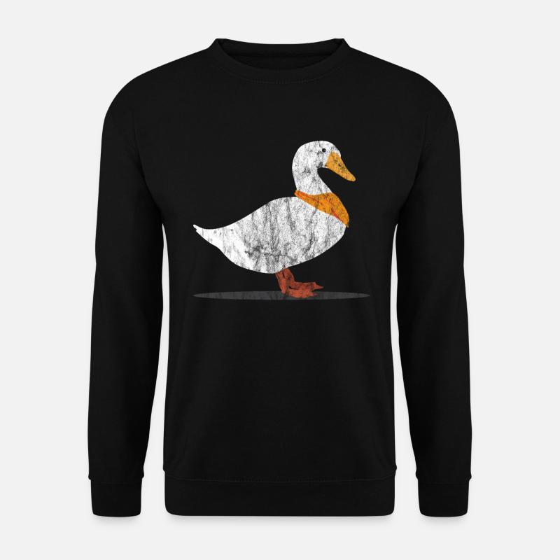 Animals duck - Unisex Sweatshirt - black