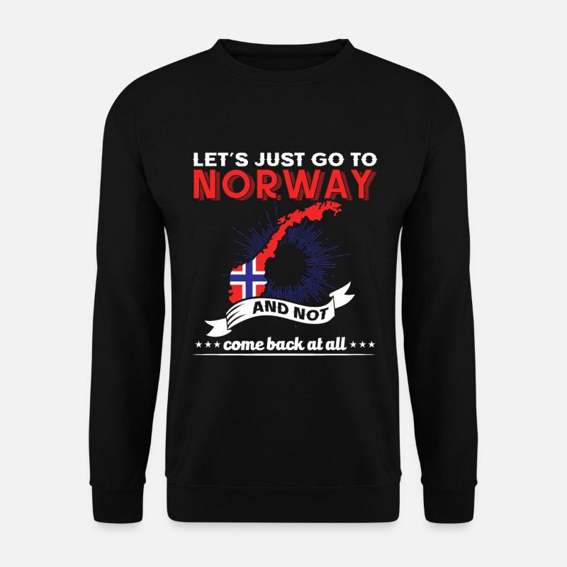 Norway Scandinavia - Unisex Sweatshirt - black