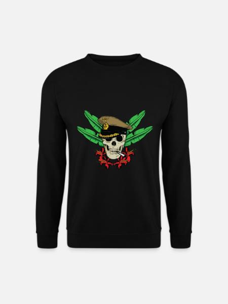 Deep Jungle - Captain Skull - Unisex Sweatshirt - black
