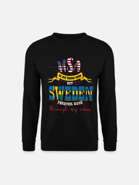Schweden Malmö - Unisex Pullover - Schwarz