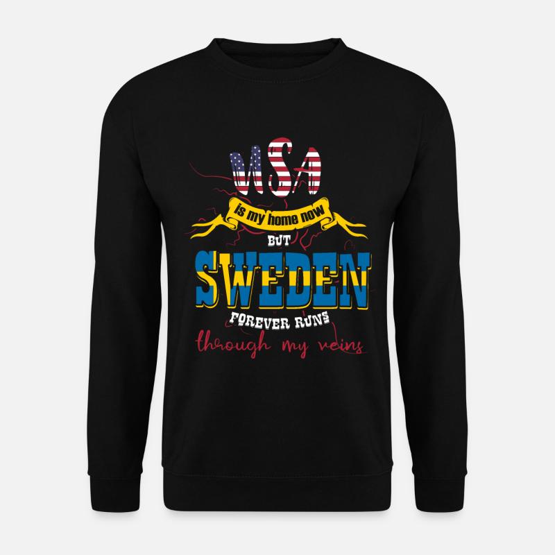 Suède Malmo - Sweat-shirt Unisexe - noir