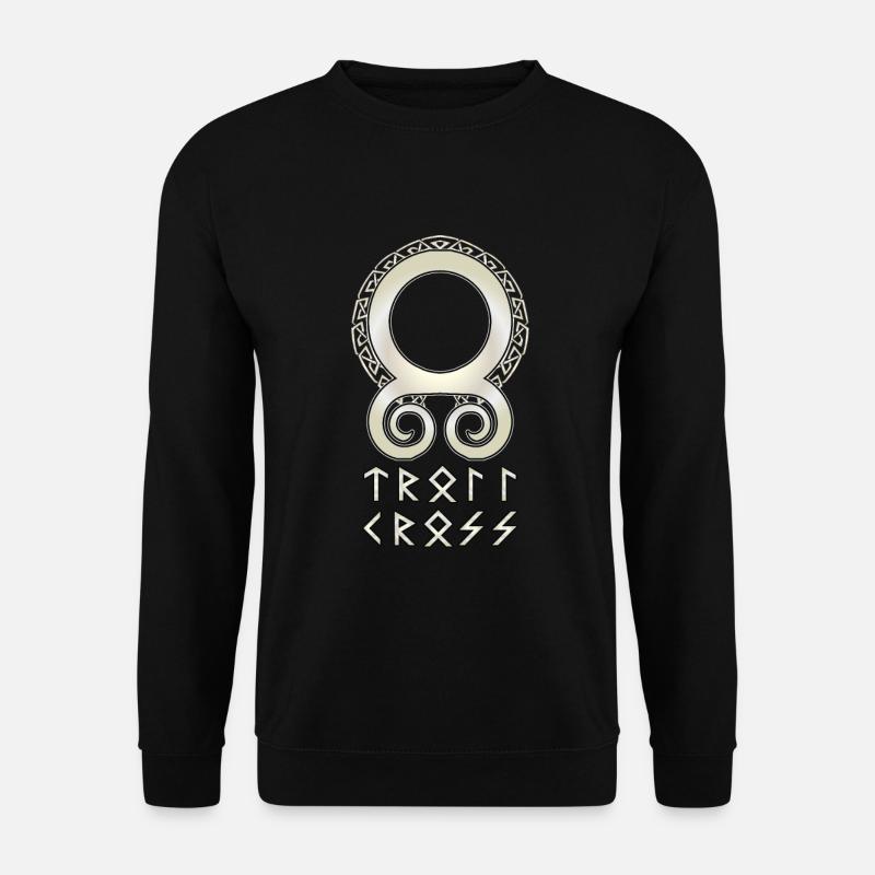 Nordische Rune Wikinger - Unisex Pullover - Schwarz