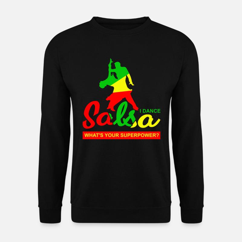 dancing salsa - Unisex Sweatshirt - black
