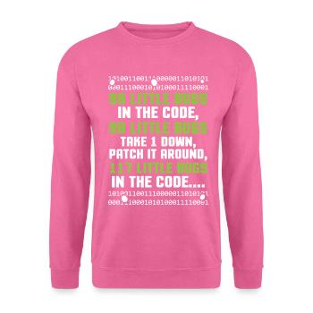 Nerdy People Cute Gift - Unisex Sweatshirt - pink - Front
