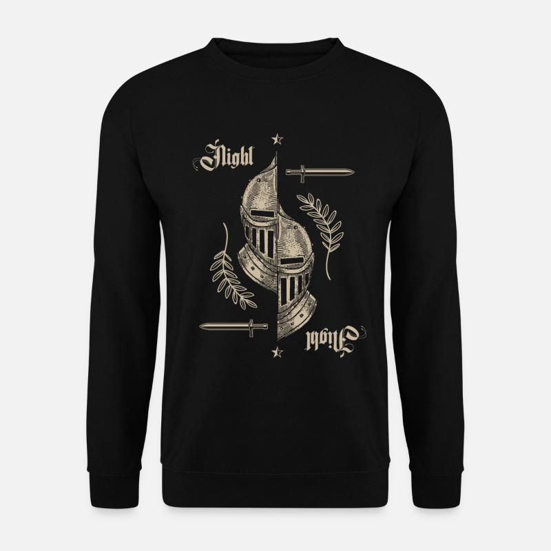 mittelalter Festival mittelfristig Markt Geschenk - Unisex Pullover - Schwarz