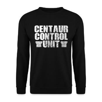 Centaur Centaurus griechische Mythologie Geschenk - Unisex Pullover - Schwarz - Vorne - Alina (178cm) & Michal (187cm)