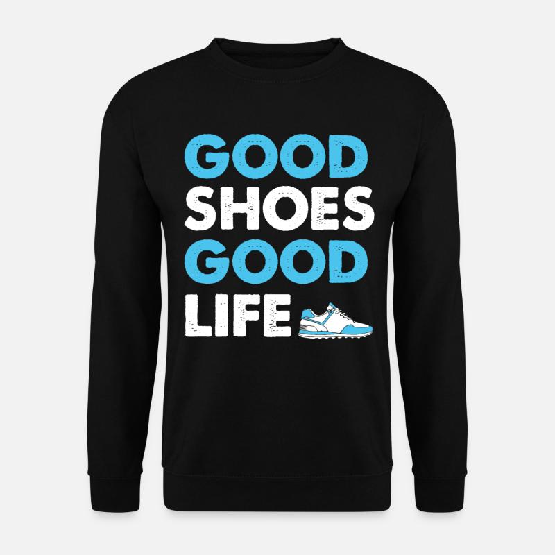 Sneakers Schuhe Sport Geschenk - Unisex Pullover - Schwarz