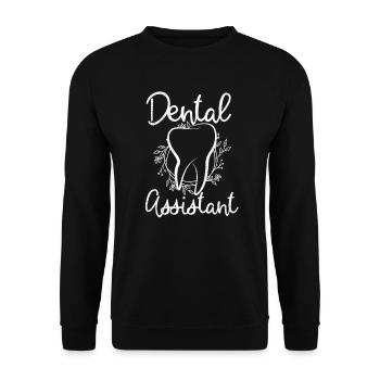 Hygenist Dentaire Sweet Tooth Gift - Sweat-shirt Unisexe - noir - Devant - Alina (178cm) & Michal (187cm)