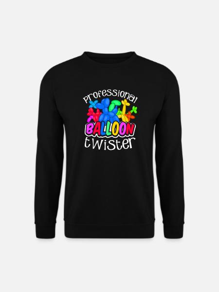 Ballon Tier Professional Ballon Tier Geschenk - Unisex Pullover - Schwarz